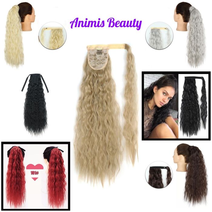 Cozi de par NOI, drepte, ondulate sau crețe