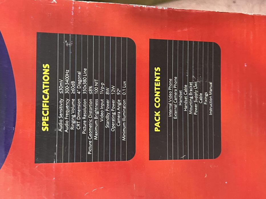 Звънец с камера + Телефон с монитор