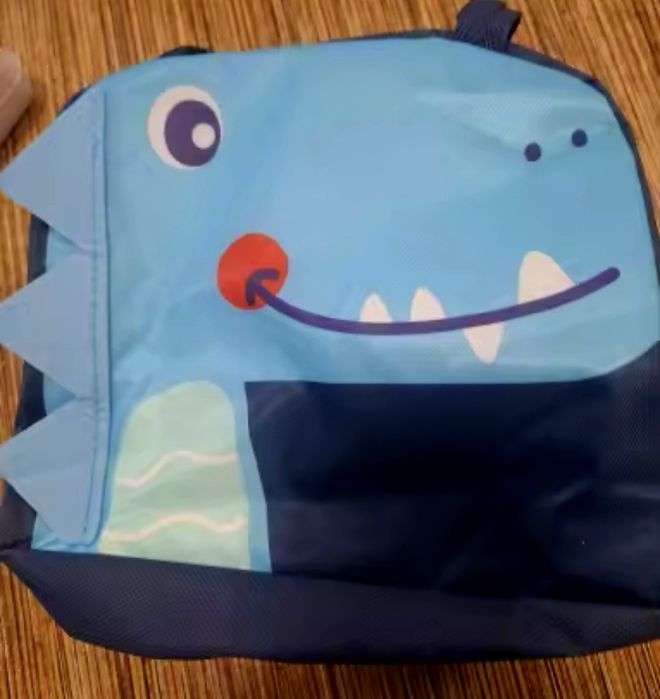 Детска термо чанта синьо динозавърче НОВА