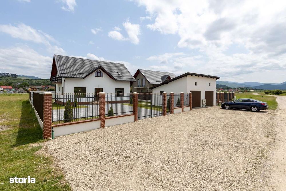 Casă nouă cu garaj și curte, 155 mp – acum doar 189.000 €, Tărlungeni