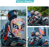 Rucsac / Ghiozdan Moto rigid cu Led Impermeabil Devil Eyes
