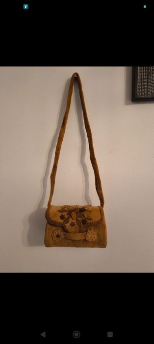 Gentuță artizana din material de ciuperca,unicat  vintage,eco(Ungaria)