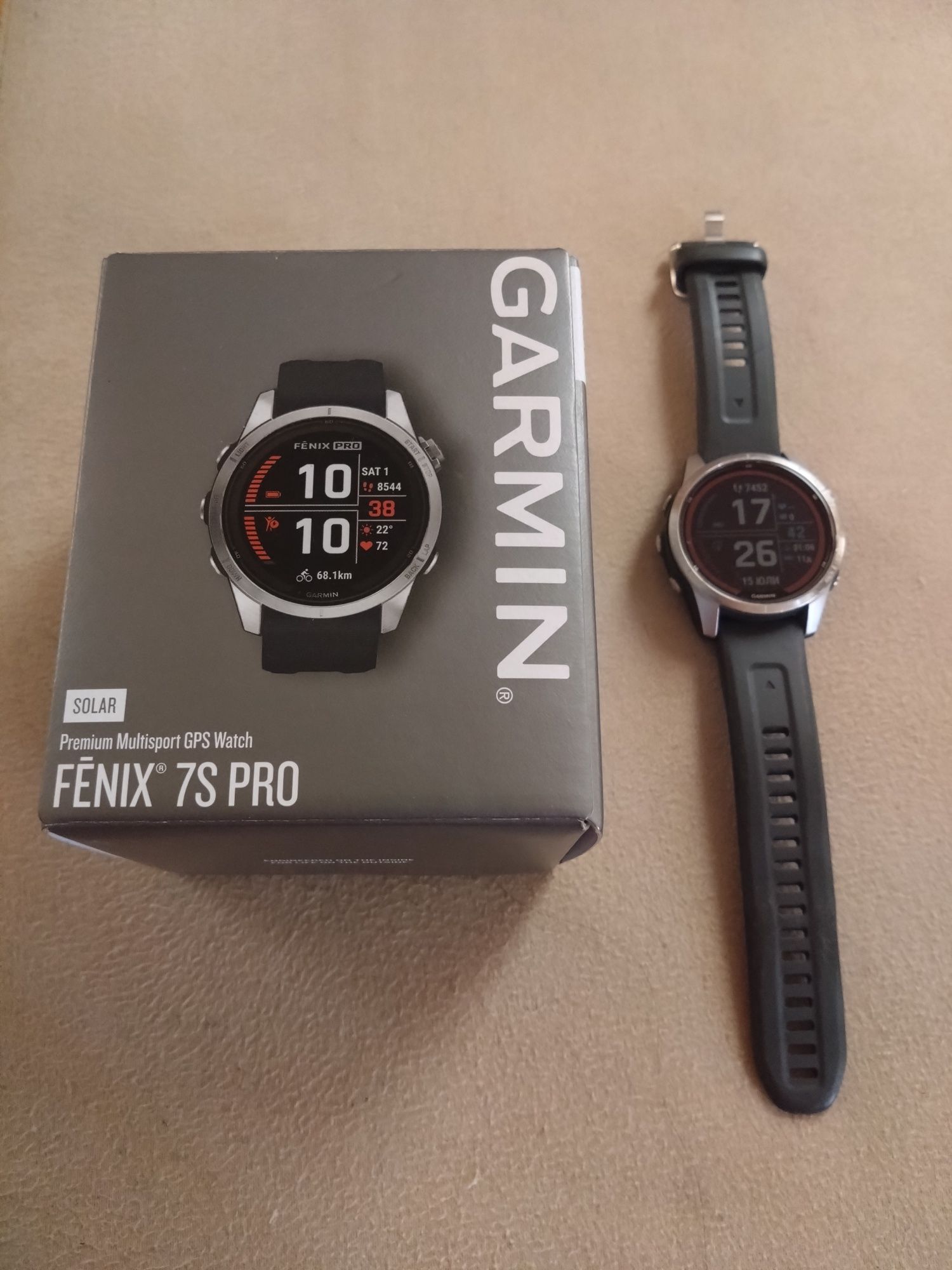 Часовник Garmin Fenix 7s Pro Solar