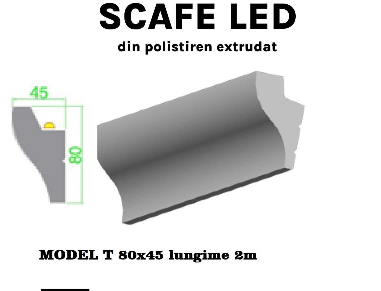 Scafe led, Masca galerie polistiren, Scafa decorativa led