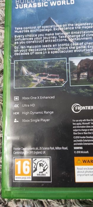 Transport curier 16 lei/Joc/jocuri Jurassic World Evolution Xbox One