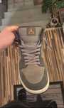 Nike Air Jordan 1 Mid 'Night Stadium' Orange Grey