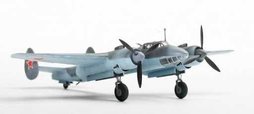 Сборная модель самолета Ту-2С (ICM, 1/72)