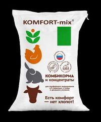 Кроликам Жем KOMFORT-mix™  Универсальный для кроликов ≥ 90 дней,