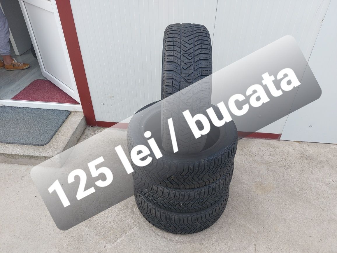 125 lei bucata! Set anvelope M+S 195 55 17 Pirelli