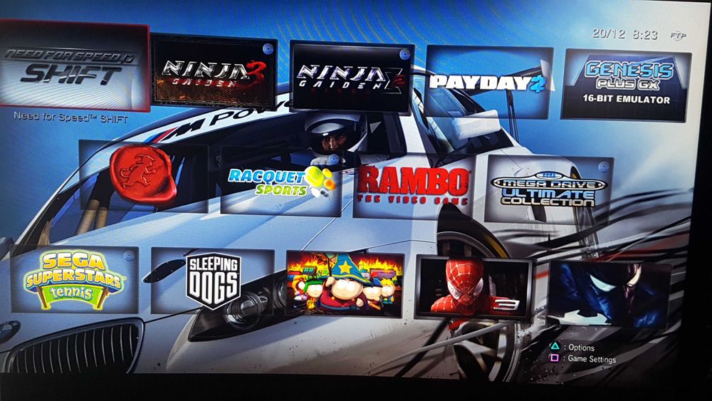 PS3 slim 500Gb modat +2 manete 80 jocuri instalate GTA V,Minecraft,NFS