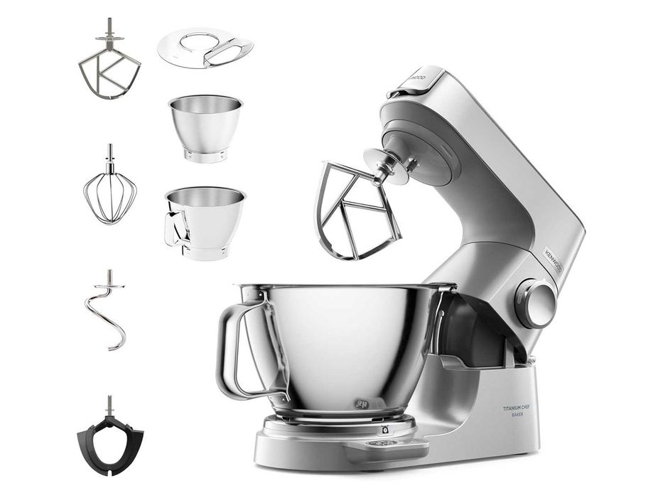 Планитарен миксер Kenwood Titanium Chef Baker (KVC85.004SI) 1200W