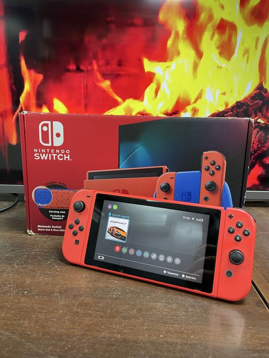 Nintendo Switch 2 rev Mario Red and Blue Collection