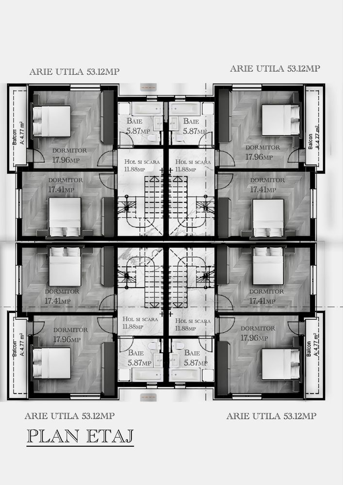 Case Duplex P+1+M | 144mp utili/locuință| Dobroești,Ilfov| DEZVOLTATOR