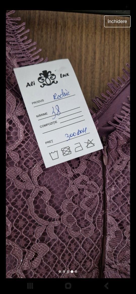 Rochie mov noua de ocazie marime S