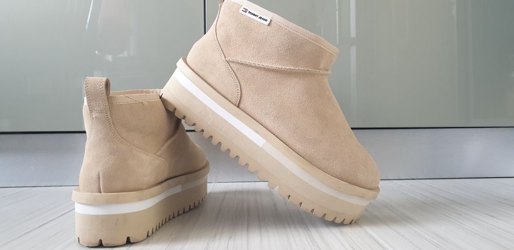 Tommy Hilfiger Jeans  Size 39/25см ОРИГИНАЛ! Дамски Зимни Боти!