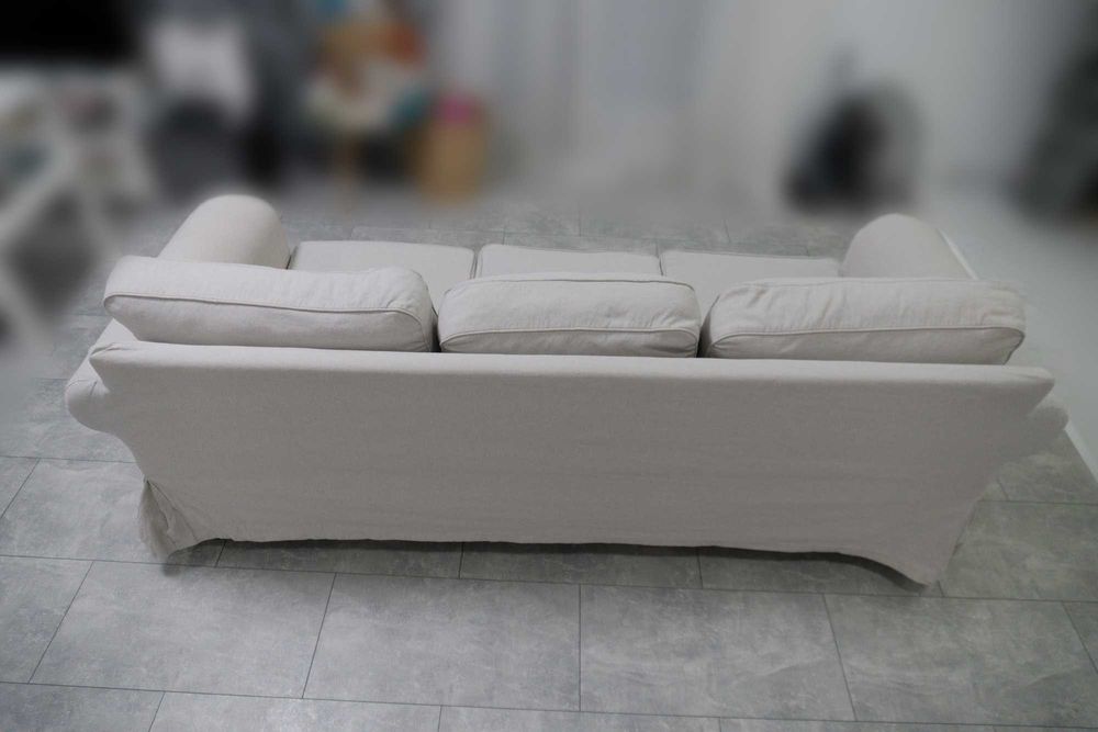 Триместен диван Ektorp, Ikea - бежов