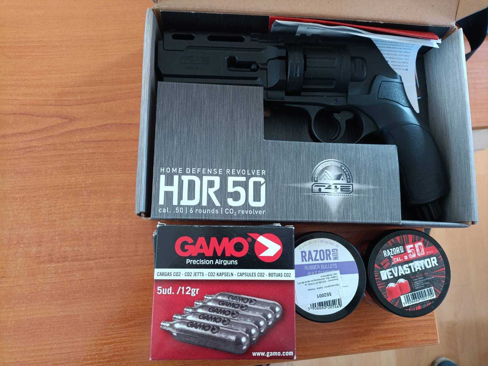 Въздушен револвер за самозащита Umarex T4E HDR 50