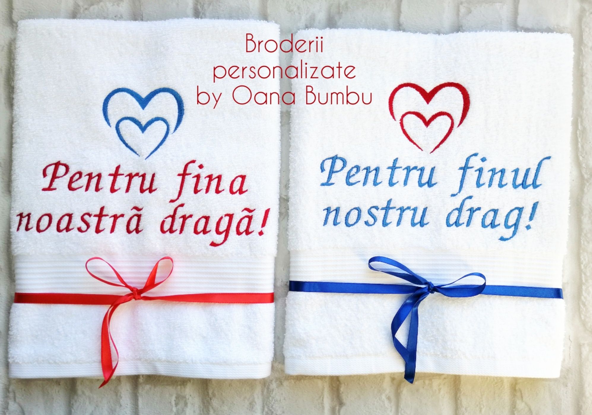 Trusou brodat pentru botez