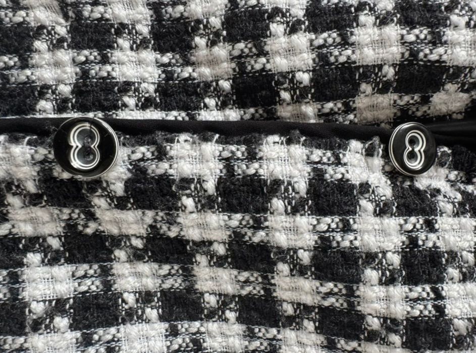 Blazer dama marimea XL, culoare alb negru