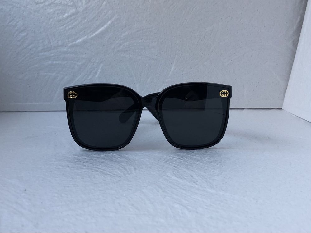 Gucci Дамски слънчеви очила котка черни GU 579