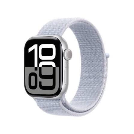 НОВ! Apple Watch Series 10 46mm Silver Al Blue Cloud SL ГАРАНЦИЯ!