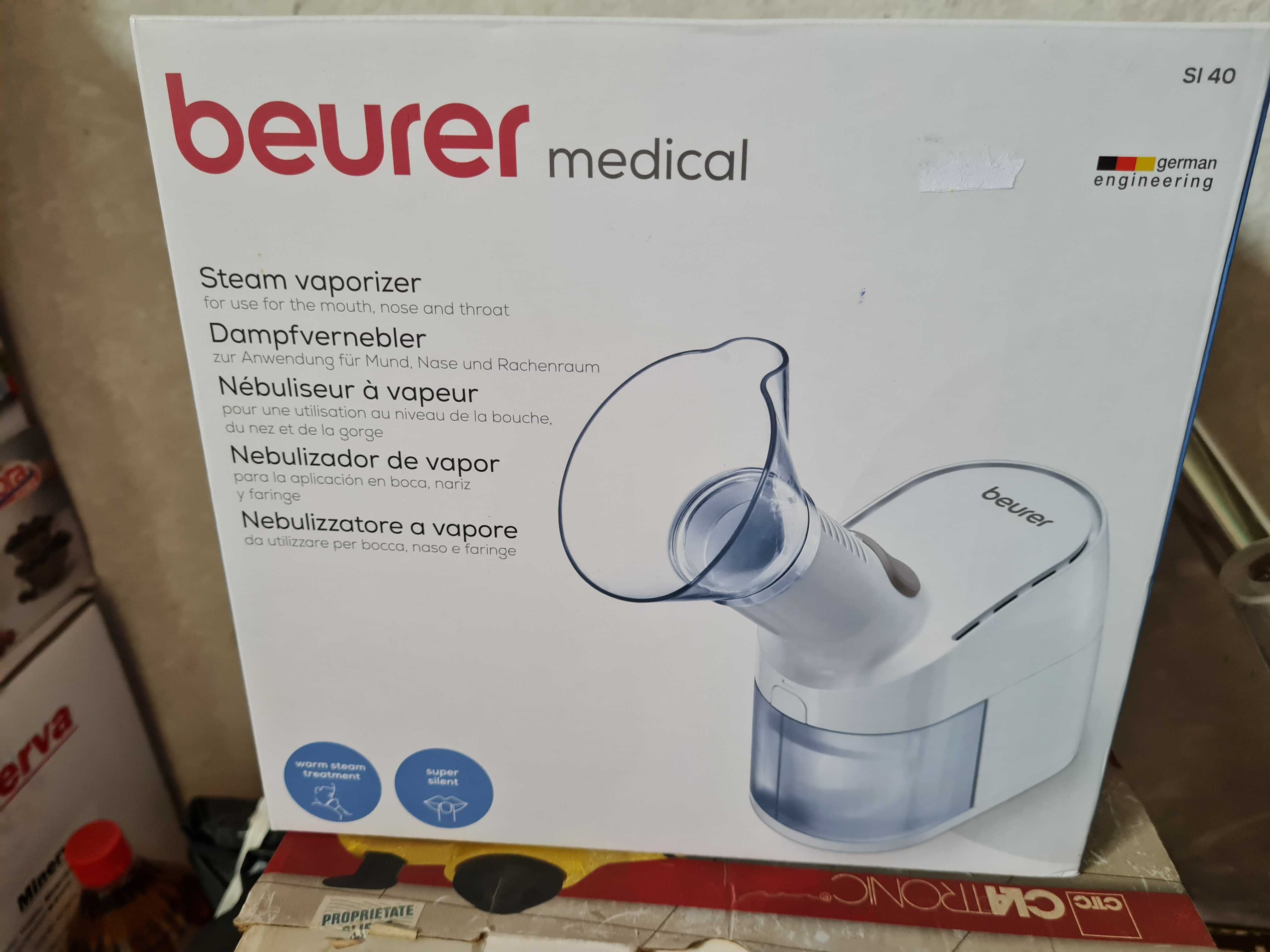 Nebulizator(vaporizator) solutie salina/uleiuri esentiale Beurer SI40