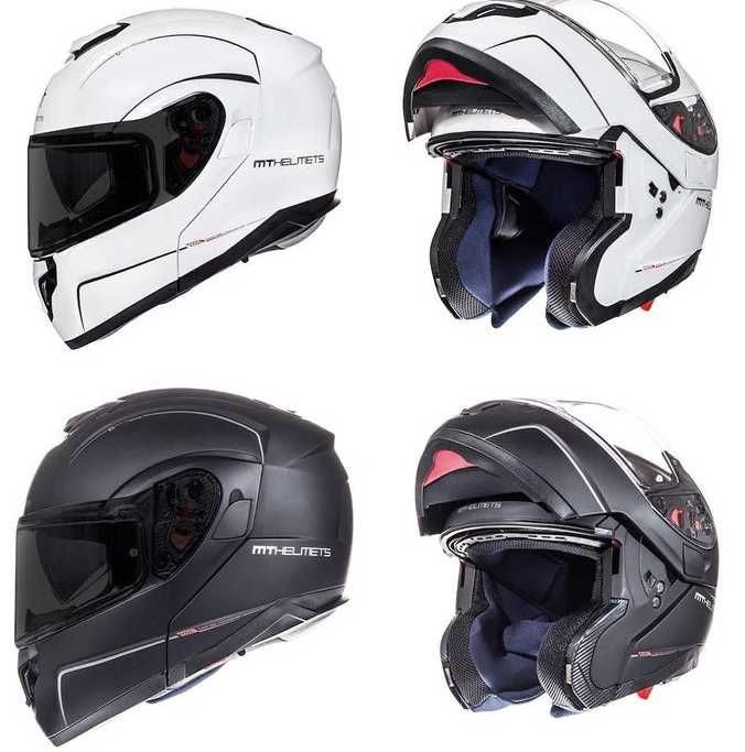 каска MT Helmets каска ATOM SV модуларна мото каска тъмни очила
