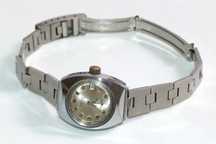 Ceas mecanic elvetian VERNI, 17 rubine, inox, rezistent la apa, NOU