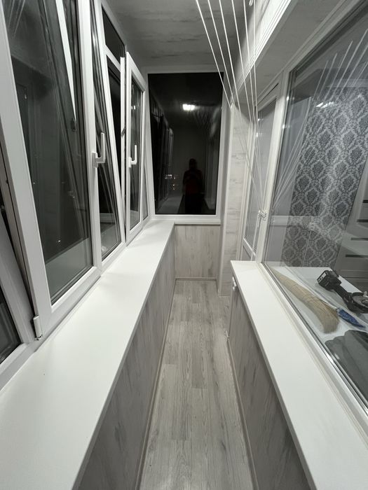 Пластиковые окна, Балконы под ключ. Шкафы тумбы на балкон.