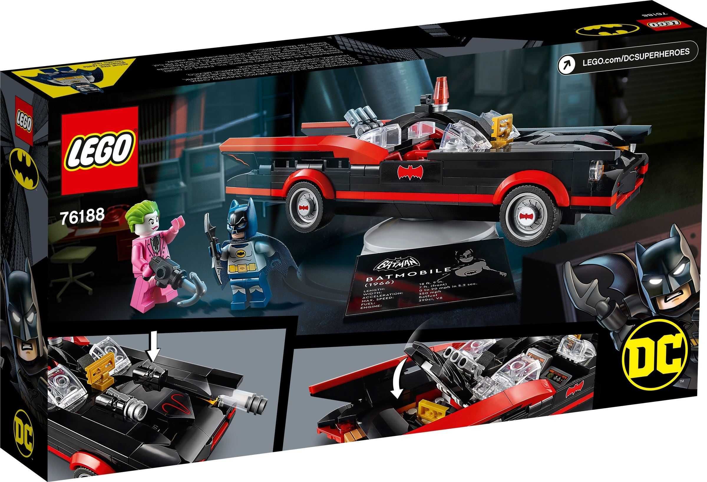 LEGO BATMAN 76188 : Classic TV Series Batmobile -NOU sigilat