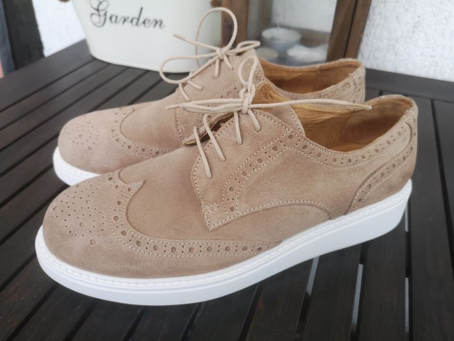 Обувки естествен велур, номер 40. 5