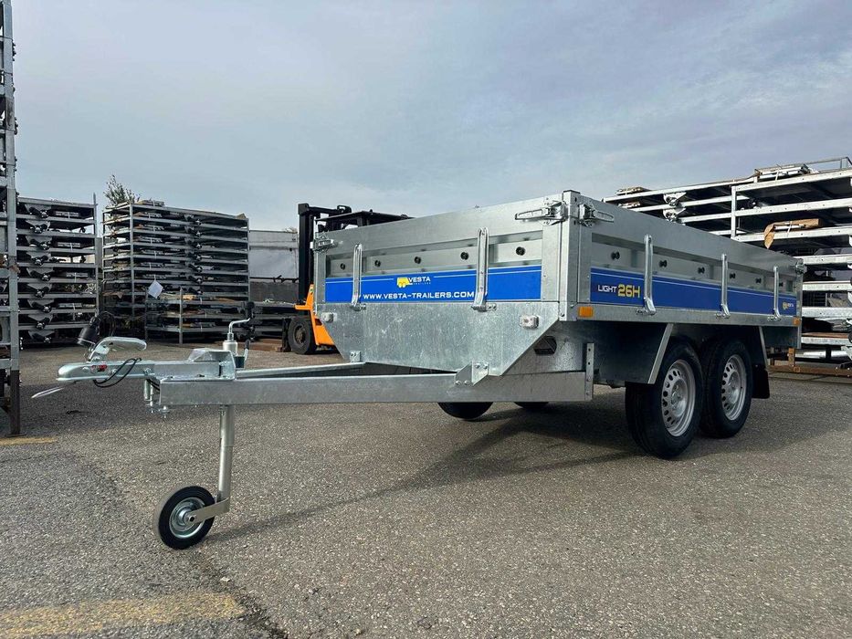 REMORCA SUDATA, VESTA 26 HOCHLADER* 2 Axe/750 Kg: 260*150*35cm/Categ.B