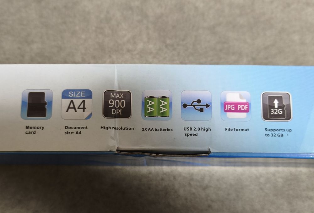 Мини преносим скенер iScan  A4, JPG PDF формат,