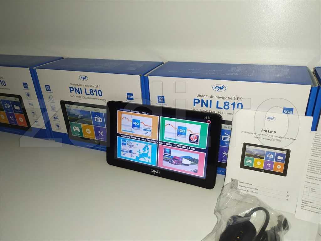 Gps-uri PNI L810 cu harti full Europa si 4 softuri- dedicate camion