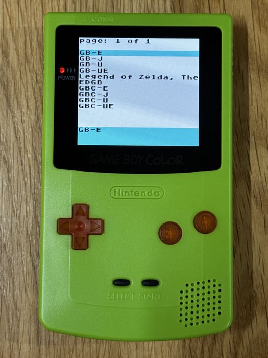 Nintendo Gameboy Color карта с 2500 игри