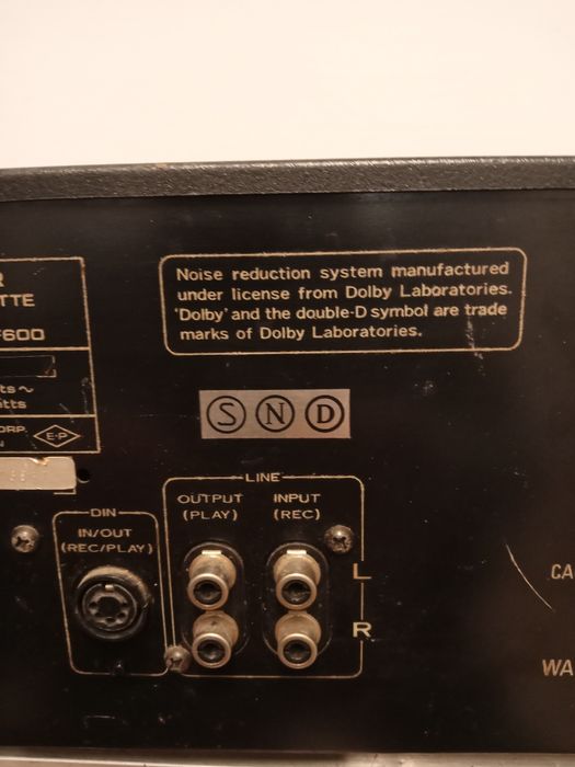 Pioneer ct f 600