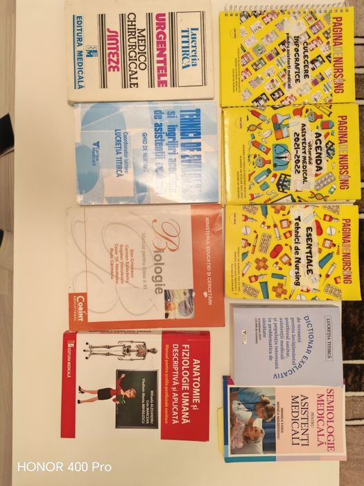 Cărți pt examen medical și pregătire bacalaureat