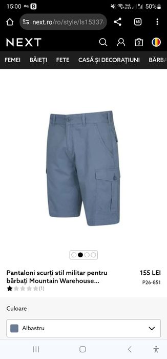 Pantaloni barbati Mountain Warehouse masura W36