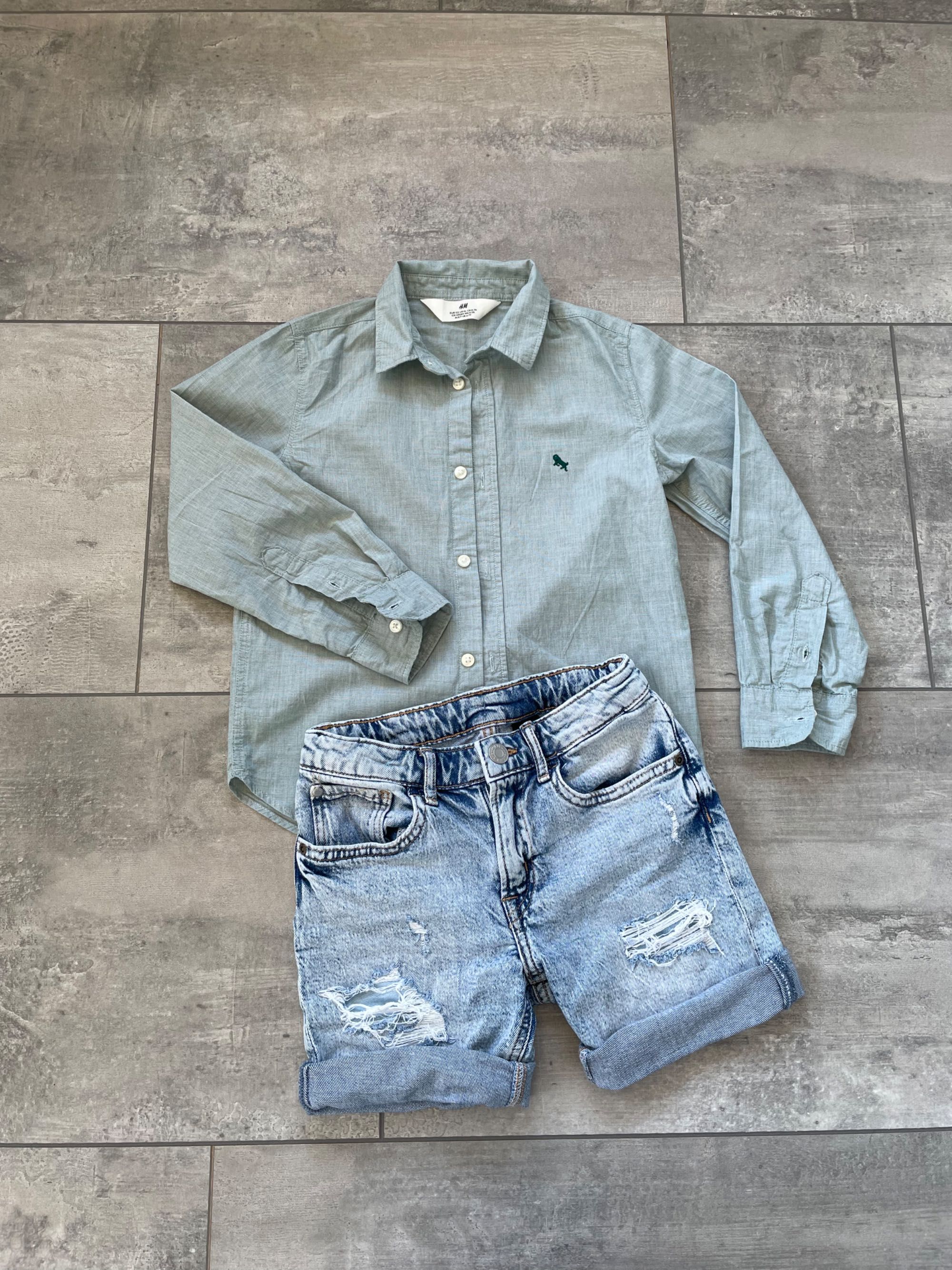 Детски дънки и риза H&M
