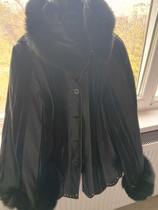 Палто от агнешка кожа