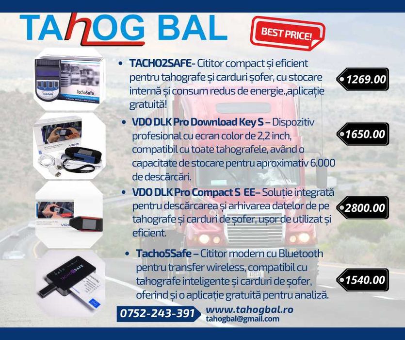 Oferta  Tacho2Safe oferta speciala
