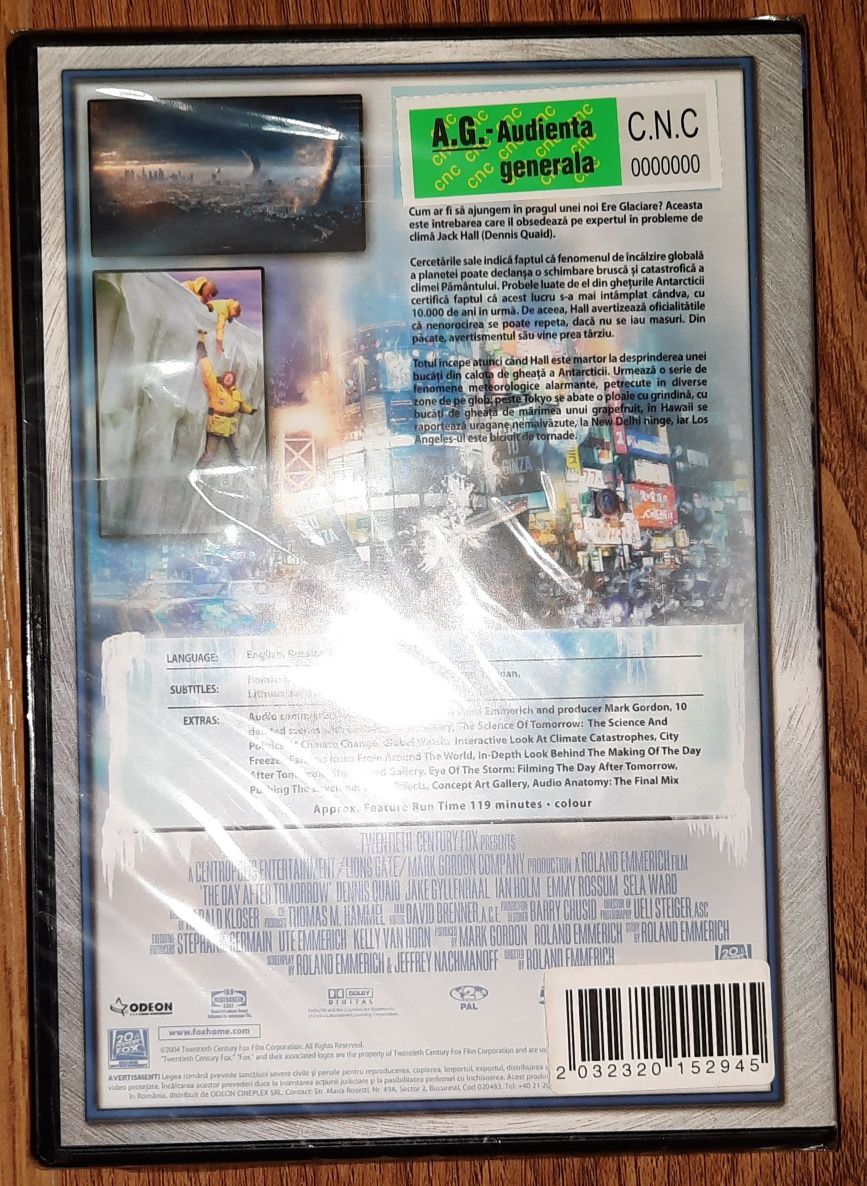 The Day After Tomorrow Film DVD