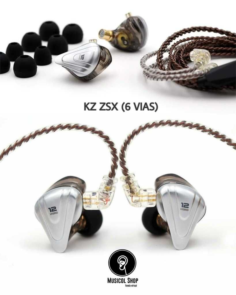 Наушники KZ ZSX Терминатор 5BA + 1DD 12