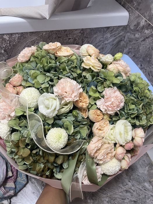 Букет цветов свежие