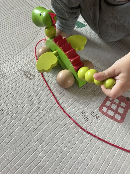 Jucarie de tras din lemn