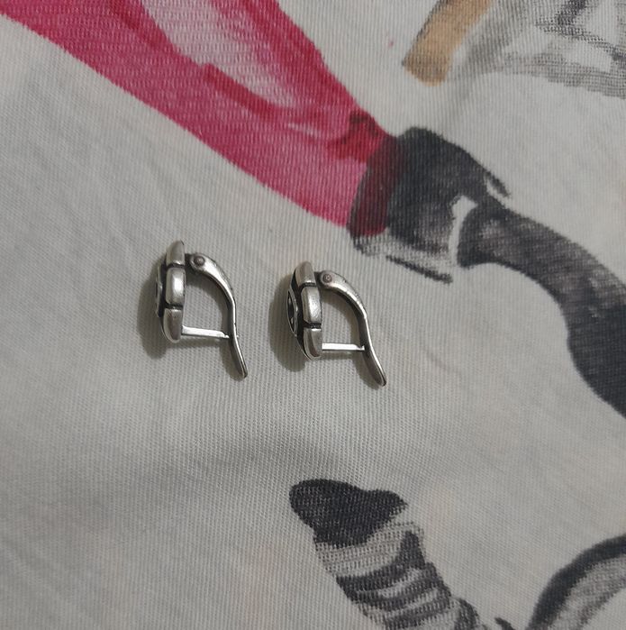 Срочно.Серебряные,детские сережки,925 проба