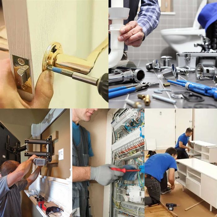 Мастер на дом. Муж на час. Электрик. Сантехник. Плотник. Мебельщик.