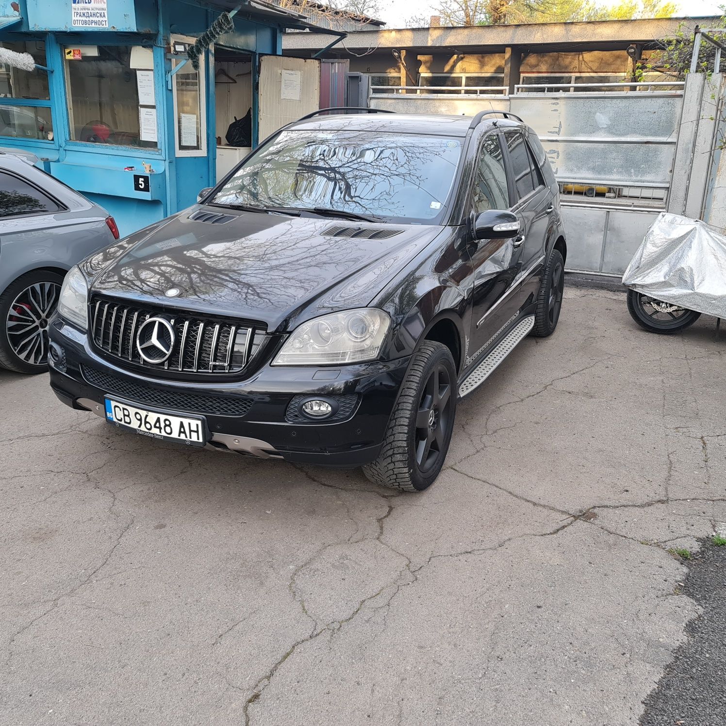 Предна и задна броня за Mерцедес/Mercedes  ML w164
