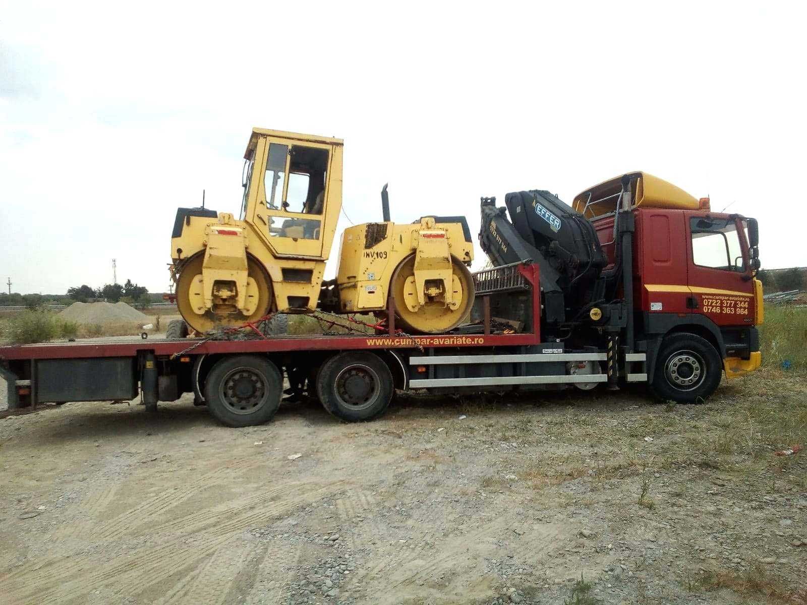 Transport container, utilaje cu macara automacara