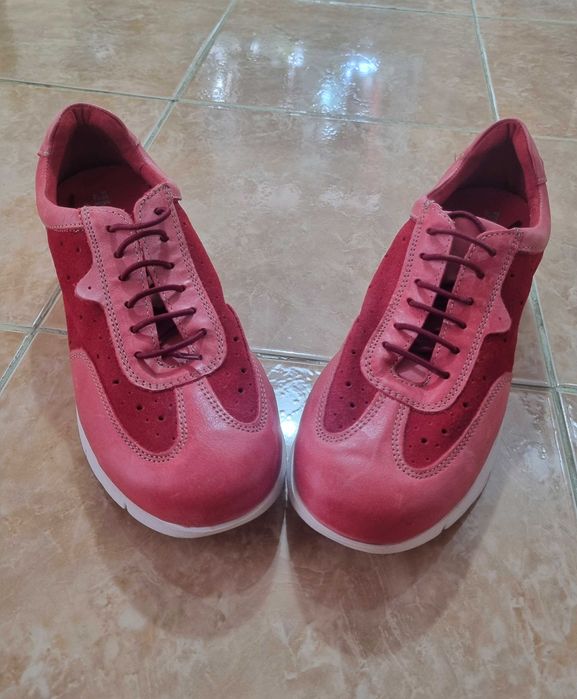 Pantofi sport noi,piele naturala